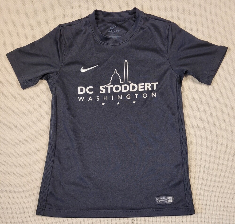 Nike Dri Fit DC Stoddert Washington Shirt Mens Medium Black Soccer Team Training